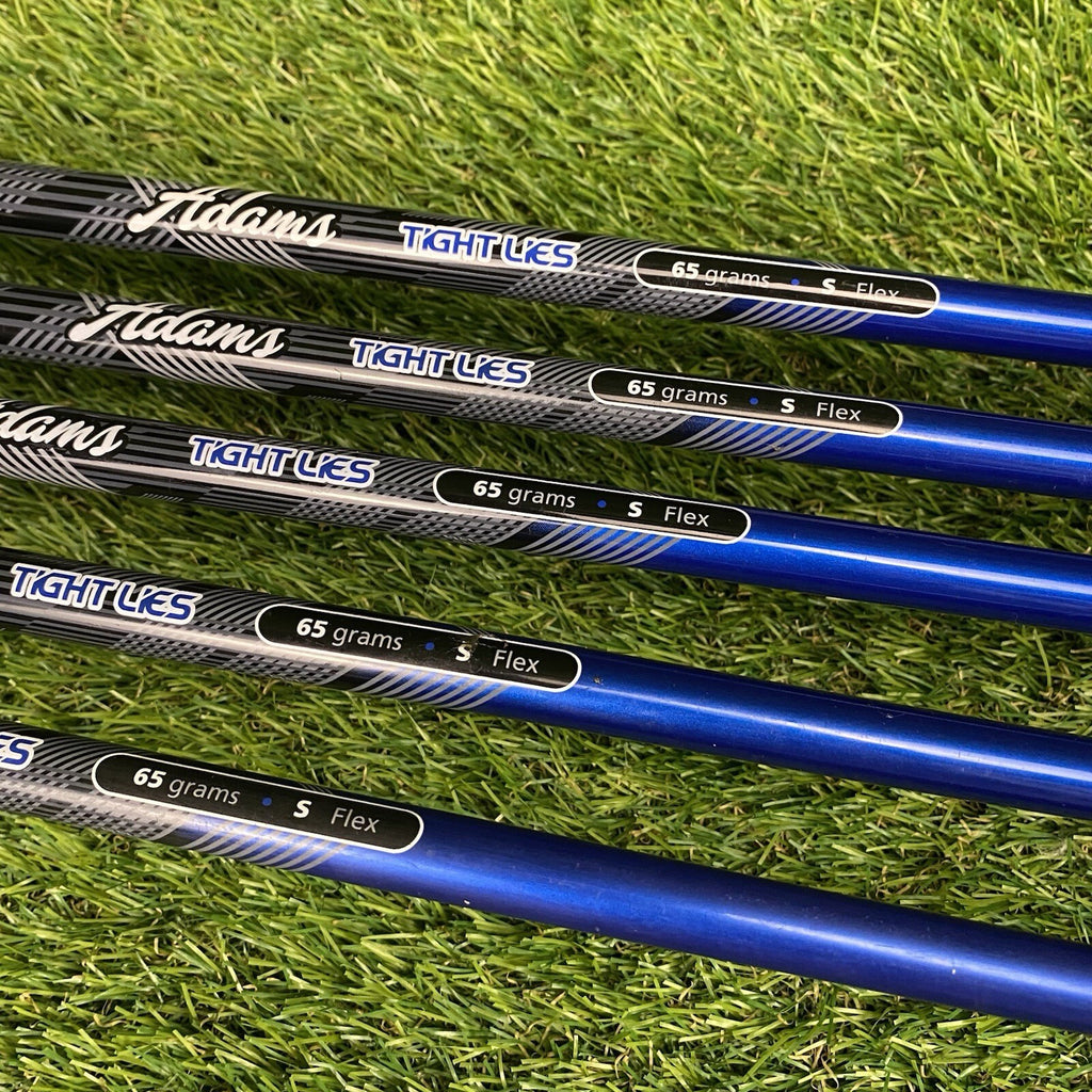 Adams Tight Lies Irons / Hybrid Set 6-PW ⛳️ Stiff Flex 65g Graphite Shafts RH