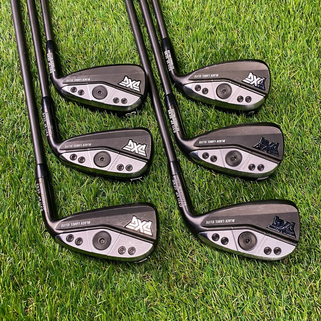 PXG 0311 P GEN6 Black Label Elite Forged Iron Set 6-Gw ⛳️ SteelFiber Black i95 S