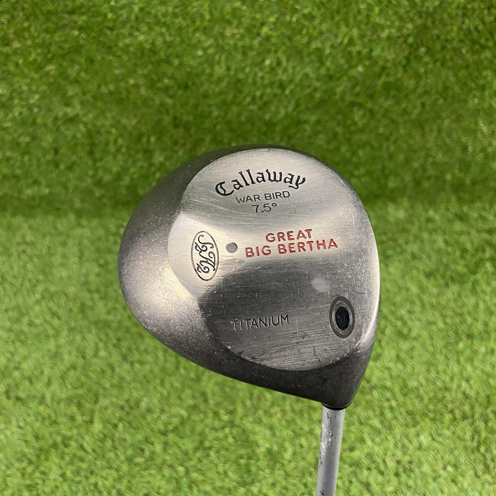 Callaway Great Big Bertha War Bird 7.5° Driver Titanium ⛳️ BB UL Firm Flex RH