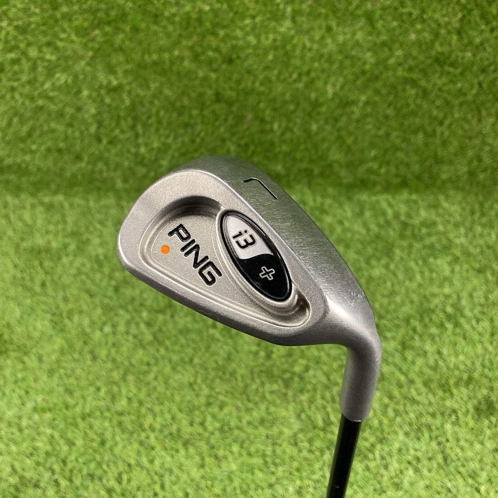 Ping i3 Plus Lob Wedge L Orange Dot 2° Flat ⛳️ Ping i3+ A Flex Graphite Shaft RH
