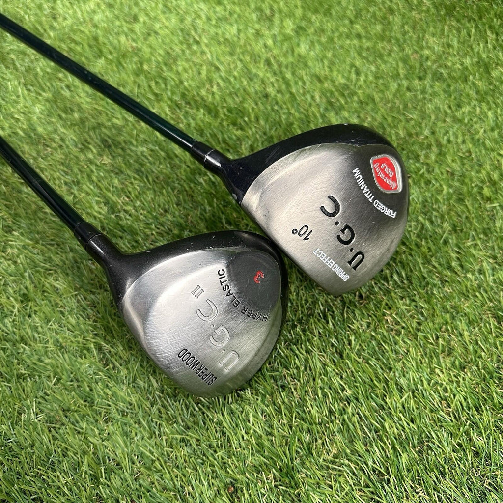 Charming Golf UGC 10° Driver & 3 Wood ⛳️ TBC The Better Club Graphite Shaft RH