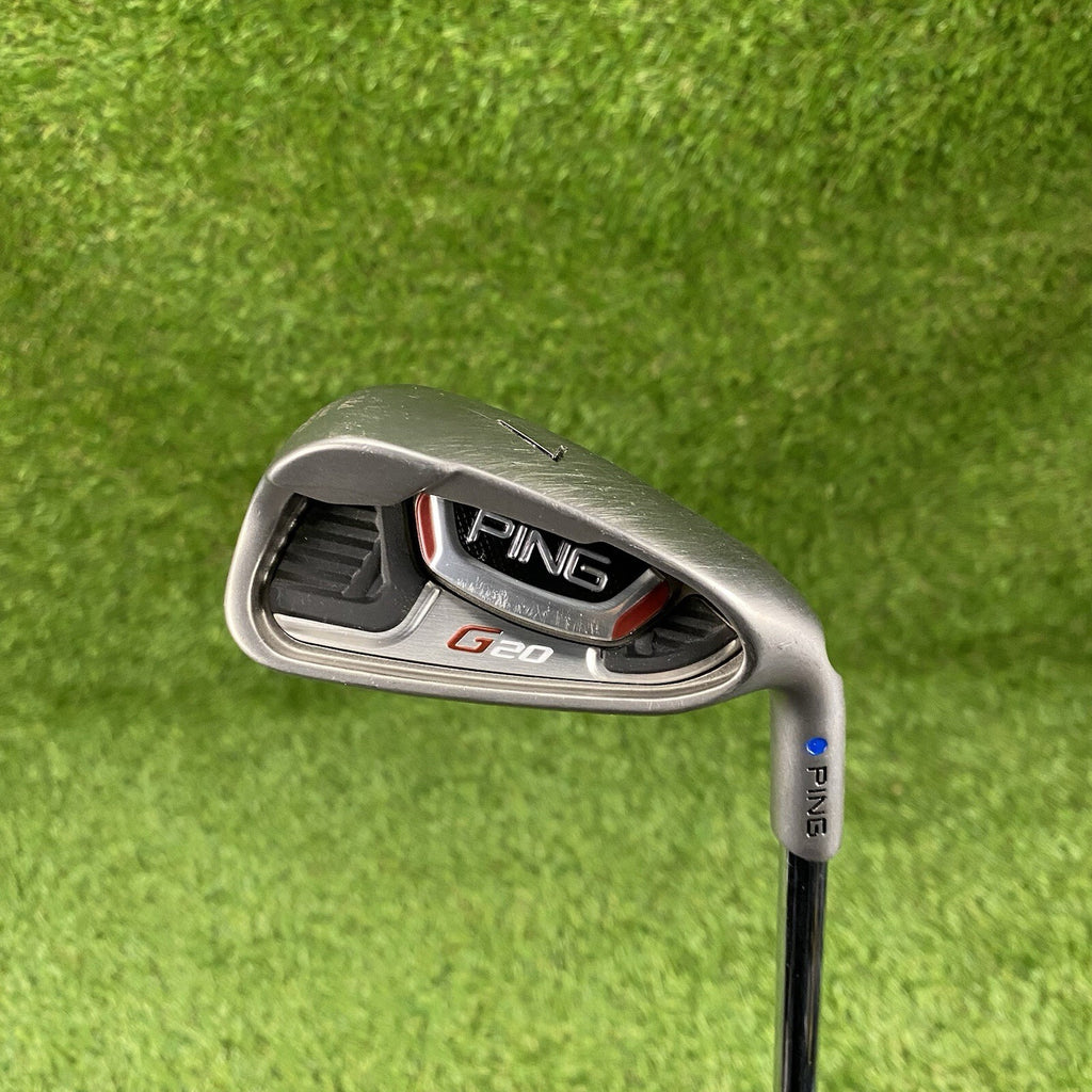 PING G20 Single 7 Iron Blue Dot 1° Upright ⛳️ Ping CFS Steel Shaft Stiff Flex RH