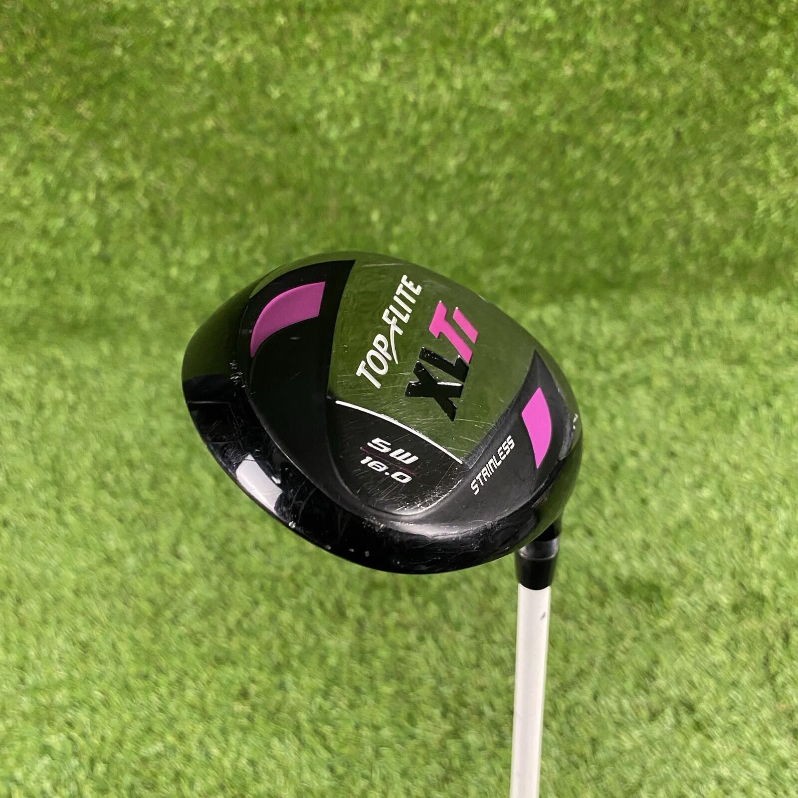 Top Flite XL TI Stainless Fairway 5 Wood 18° ⛳️ Lady Flex Graphite Shaft RH