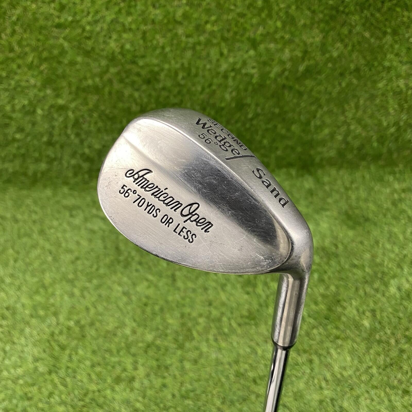 American Open Second Wedge 56° Sand Wedge SW 70 YDS OR LESS ⛳️ Steel RH 35.5"