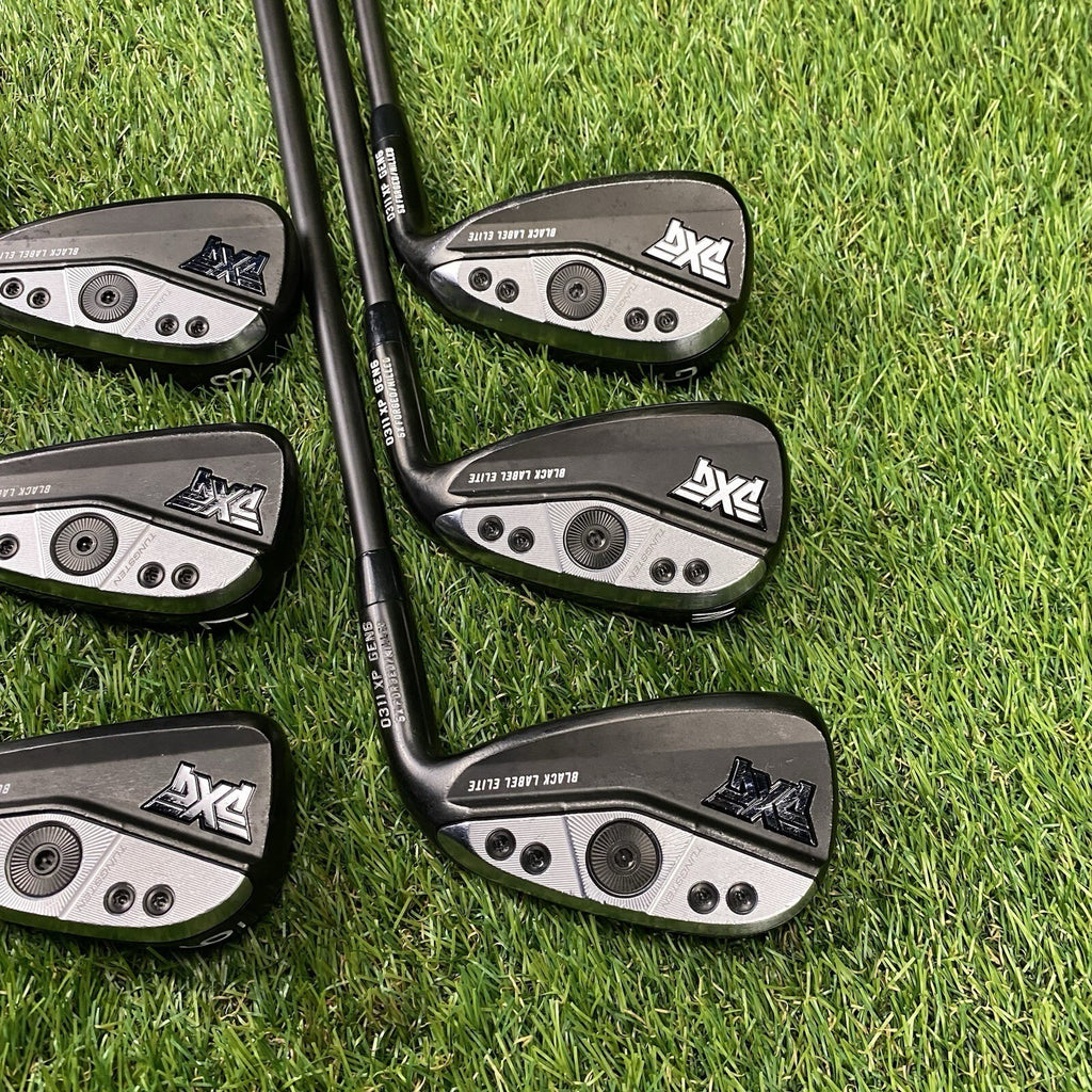 PXG 0311 P GEN6 Black Label Elite Forged Iron Set 6-Gw ⛳️ SteelFiber Black i95 S