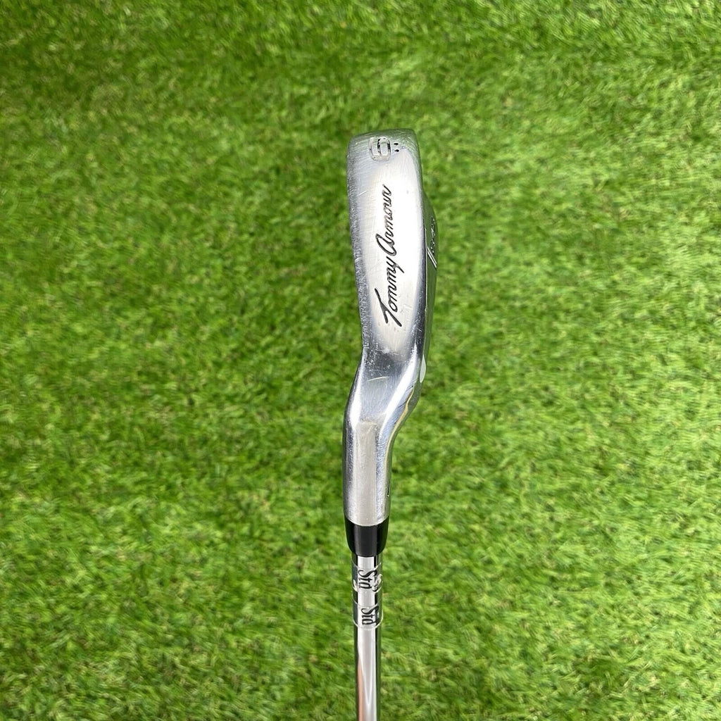 LH Tommy Armour 845 Stripe Model 6 Iron Tour Step Platinum Regular Steel Shaft