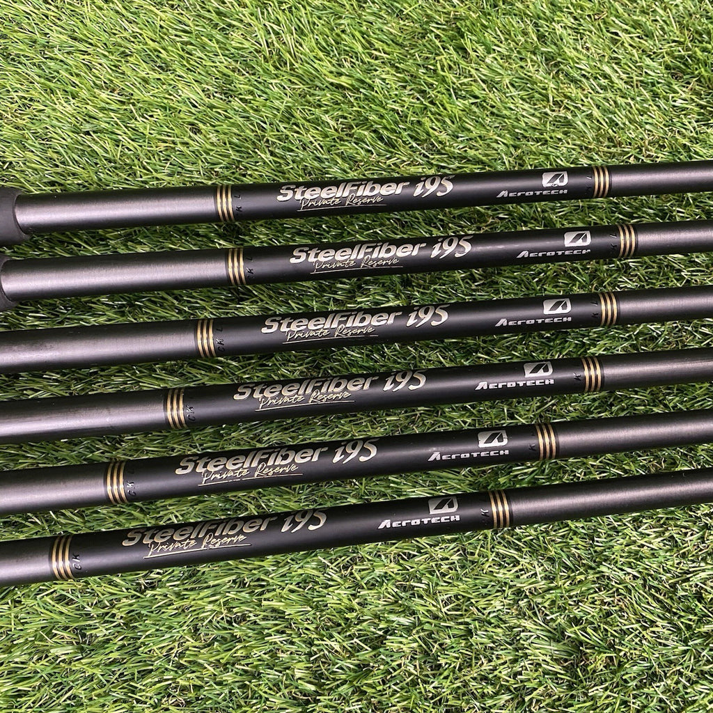 PXG 0311 P GEN6 Black Label Elite Forged Iron Set 6-Gw ⛳️ SteelFiber Black i95 S