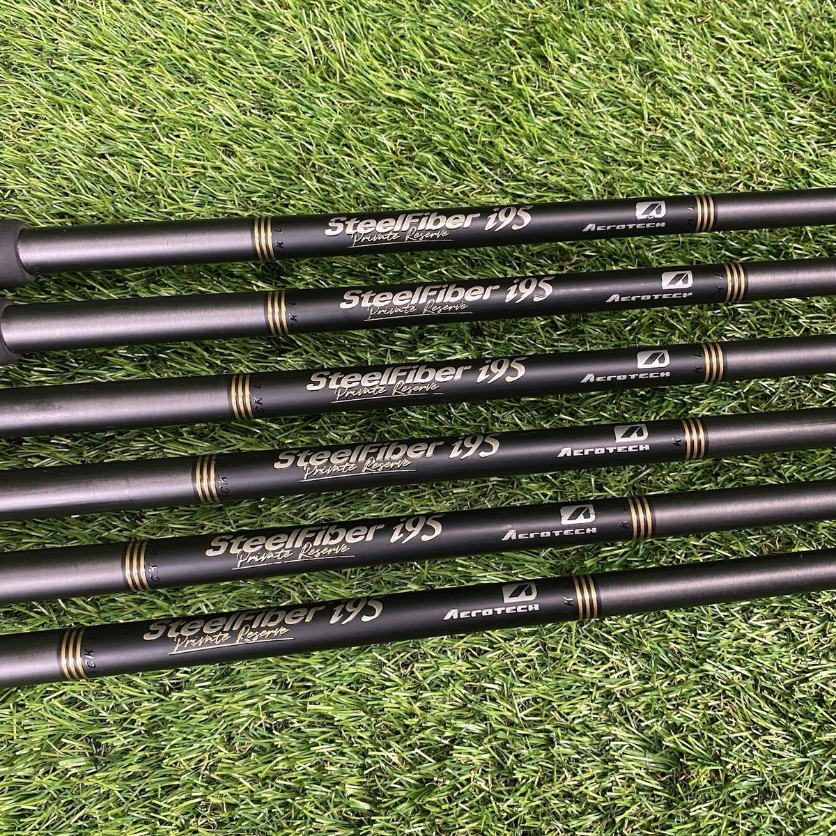 PXG 0311 P GEN6 Black Label Elite Forged Iron Set 6-Gw ⛳️ SteelFiber Black i95 S