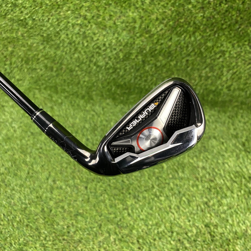 2009 TaylorMade Burner Single 6 Iron Gloss Black ⛳️ REAX 65 Regular Flex RH