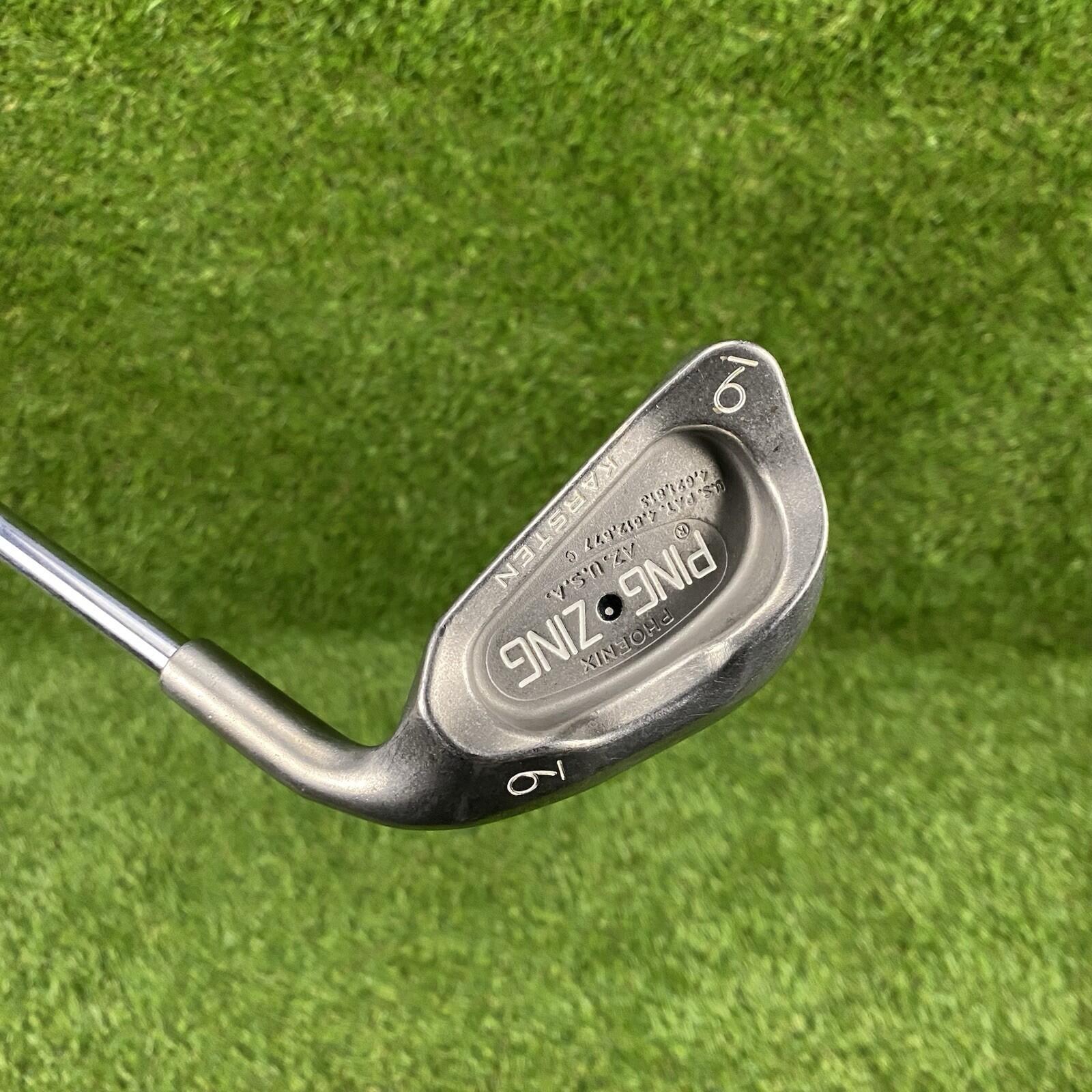 Ping Zing Karsten Black Dot Singe 9 Iron ⛳️ Ping KT-M Stiff Flex Steel Shaft RH