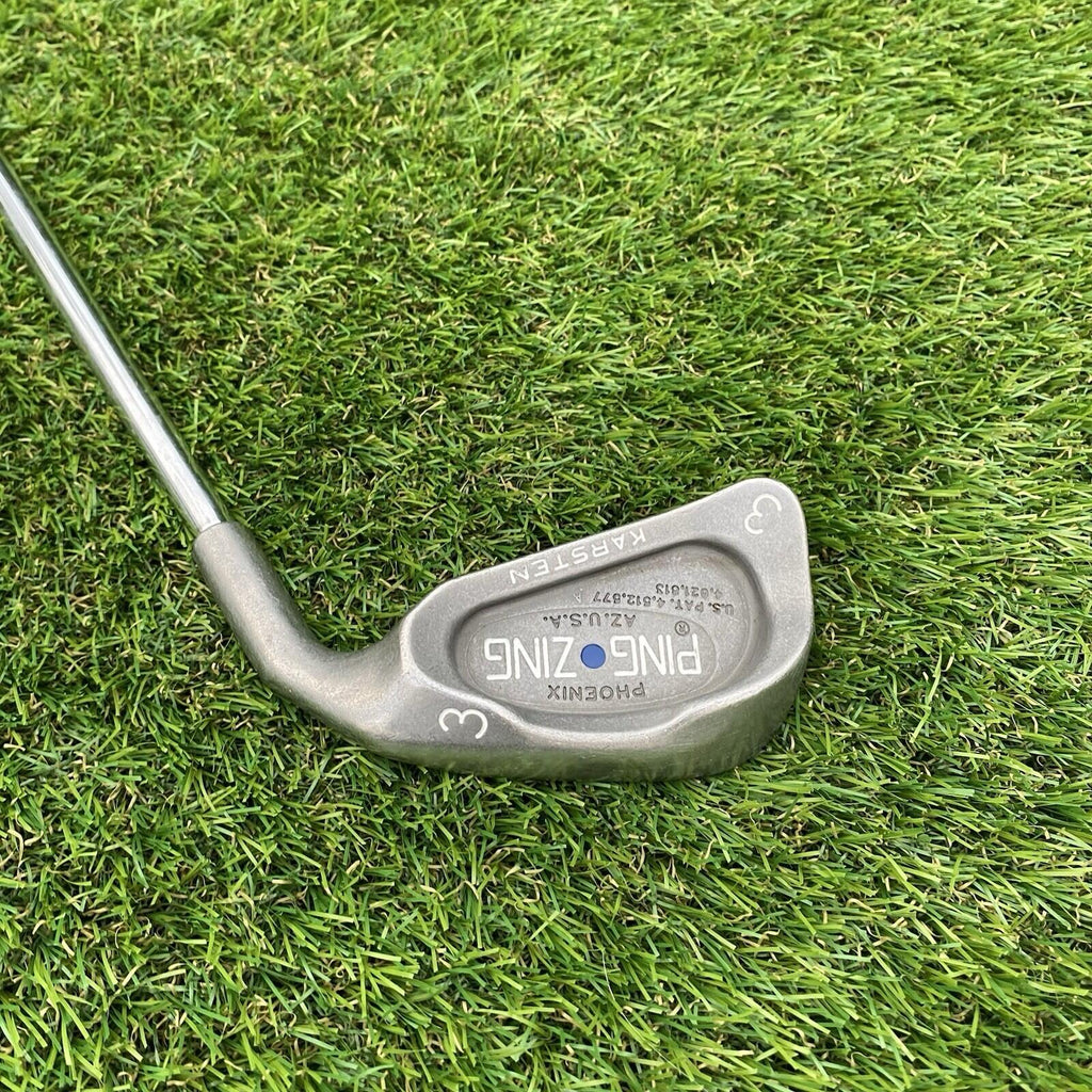Ping Zing Karsten Phoenix Blue Dot 3 Iron KT-M Regular Flex Steel Shaft