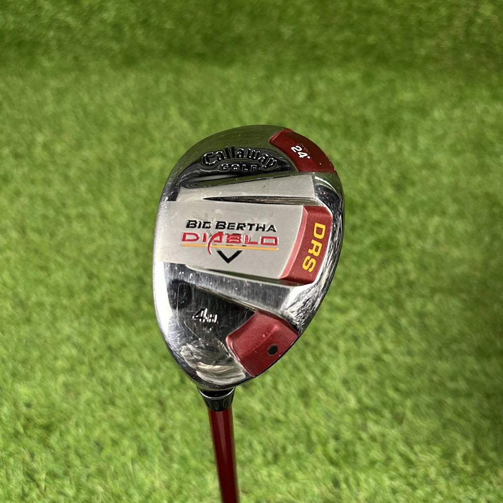 Callaway Big Bertha Diablo DRS 4 Hybrid 24° ⛳️ Regular Flex 60G Left Handed