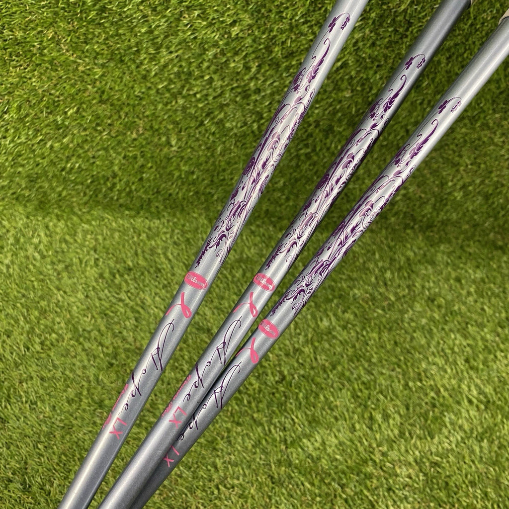 Wilson Hope LX Fairway Wood Set ⛳️ Pink Ribbon Cancer Awareness Women Graphite