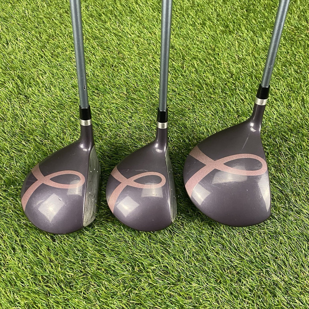Wilson Hope LX Fairway Wood Set ⛳️ Pink Ribbon Cancer Awareness Women Graphite