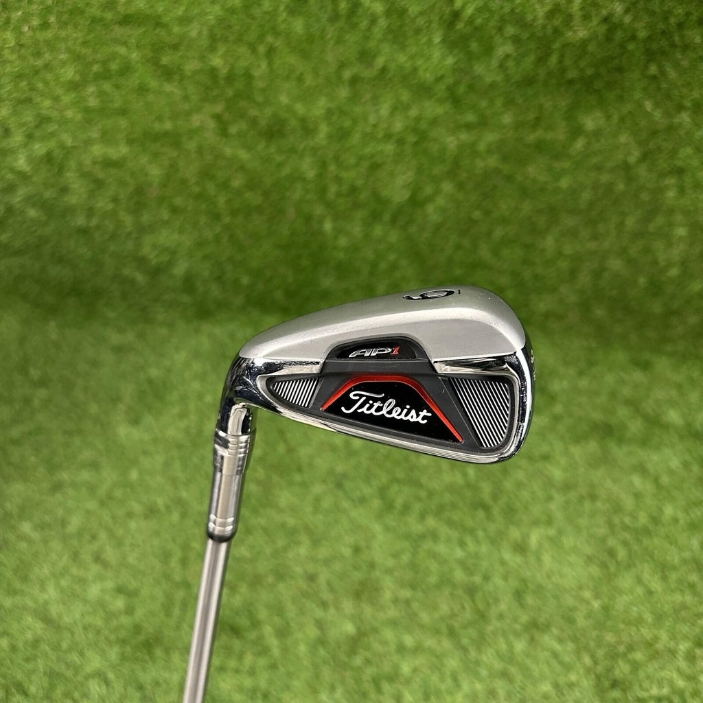 Titleist AP1 712 Single 6 Iron ⛳️ AeroTech SteelFibe i80 R-Flex DEMO +2/STD LH