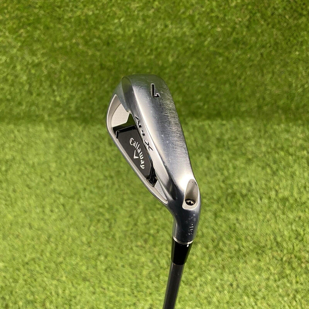 Callaway APEX DCB 7 Iron Demo STD ⛳️ HZRDUS Silver 65 Regular Flex Shaft RH