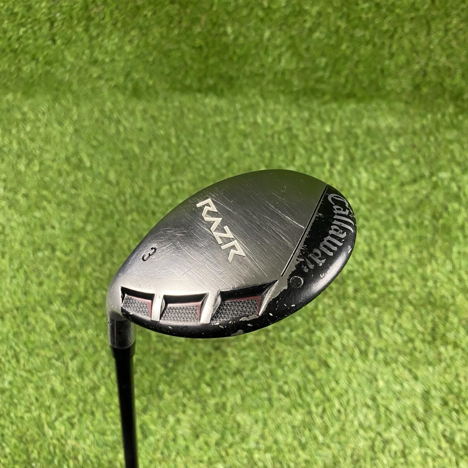 Left Handed Callaway RAZR 3 Hybrid⛳️ Callaway H60G Stiff Flex Graphite Shaft LH
