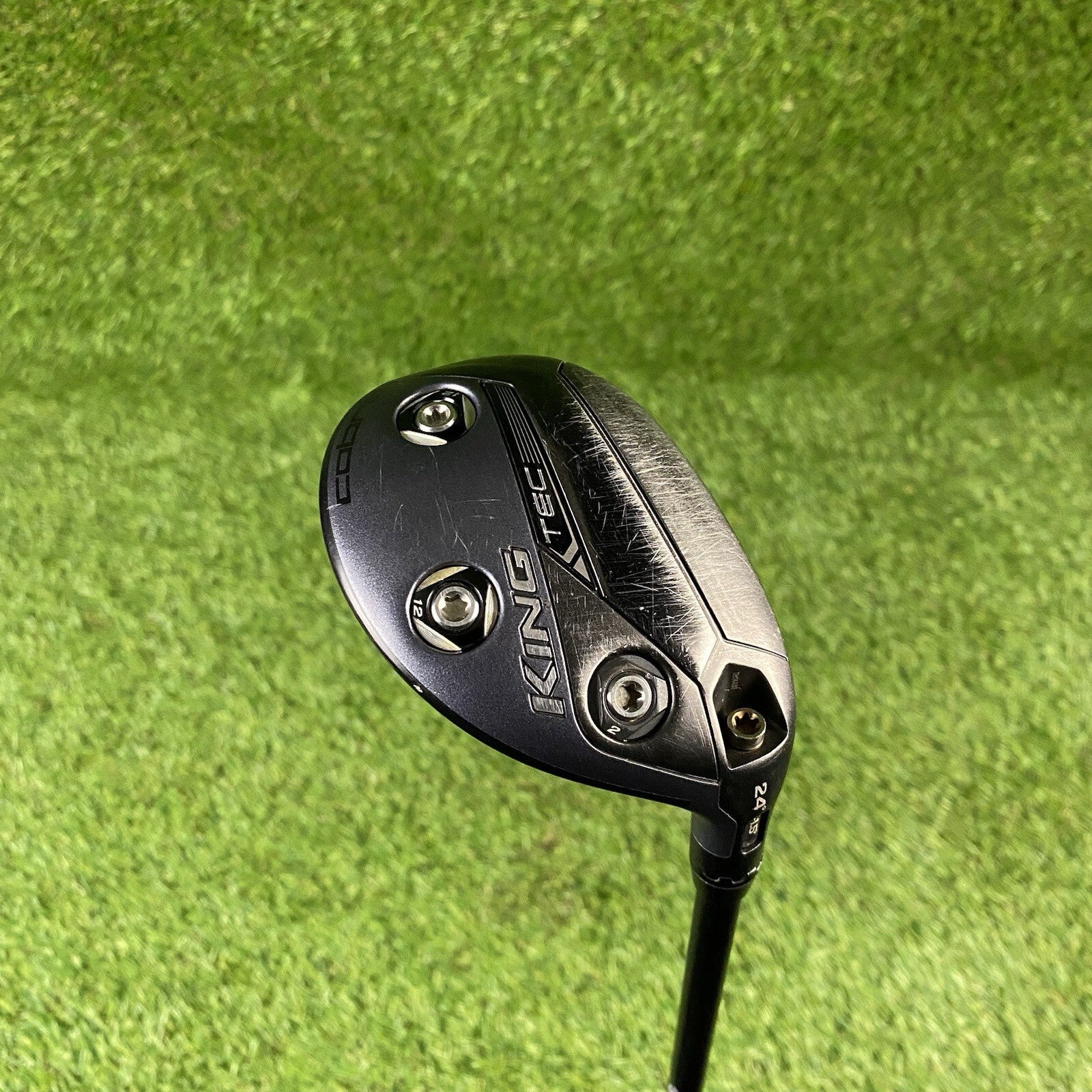 Cobra King Tec 5 Hybrid 24° ⛳️ Mitsubishi MMT 80 Type-304SS Stiff Flex Shaft RH