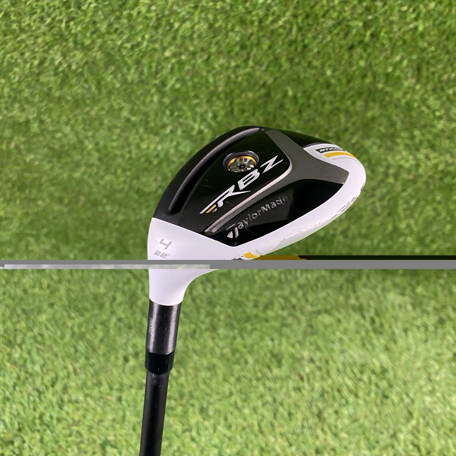 Left Handed TaylorMade RBZ Stage 2 RocketFuel Rescue 4 Hybrid 22° ⛳️  65 R-flex