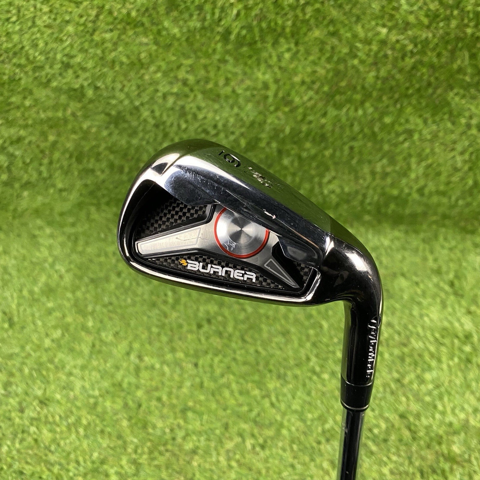 2009 TaylorMade Burner Single 6 Iron Gloss Black ⛳️ SuperFast 85 Regular Flex RH