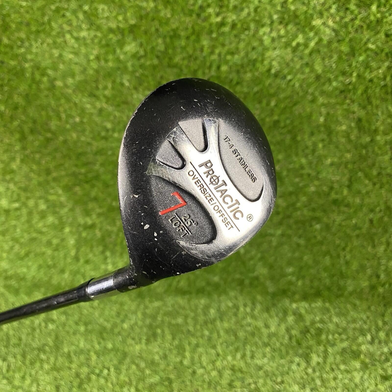 ProTactic Oversize/Offset Fairway 7 Wood 25° ⛳️ Pro Control Graphite Shaft RH