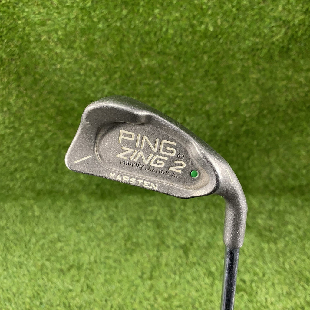 Ping Zing 2 Single 1 Iron Green Dot 2° Upright ⛳️ Karsten JZ Stiff Flex Steel RH