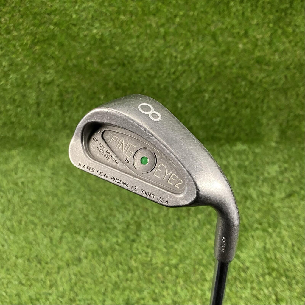 Ping Eye 2 Singe 8 Iron Green Dot 2° Upright ⛳️ Steel Shaft RH