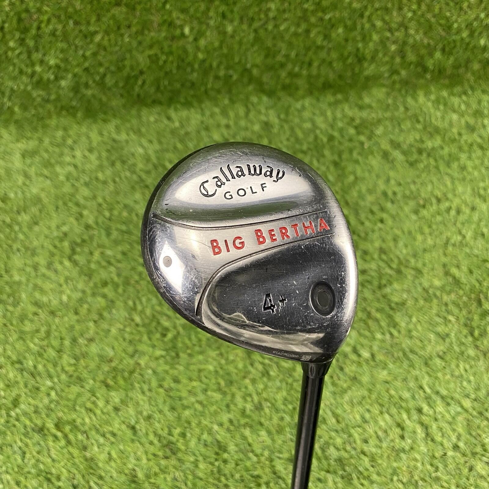 Callaway Big Bertha Fairway 4 Plus Wood ⛳️ RCH 75w Regular Flex Shaft RH