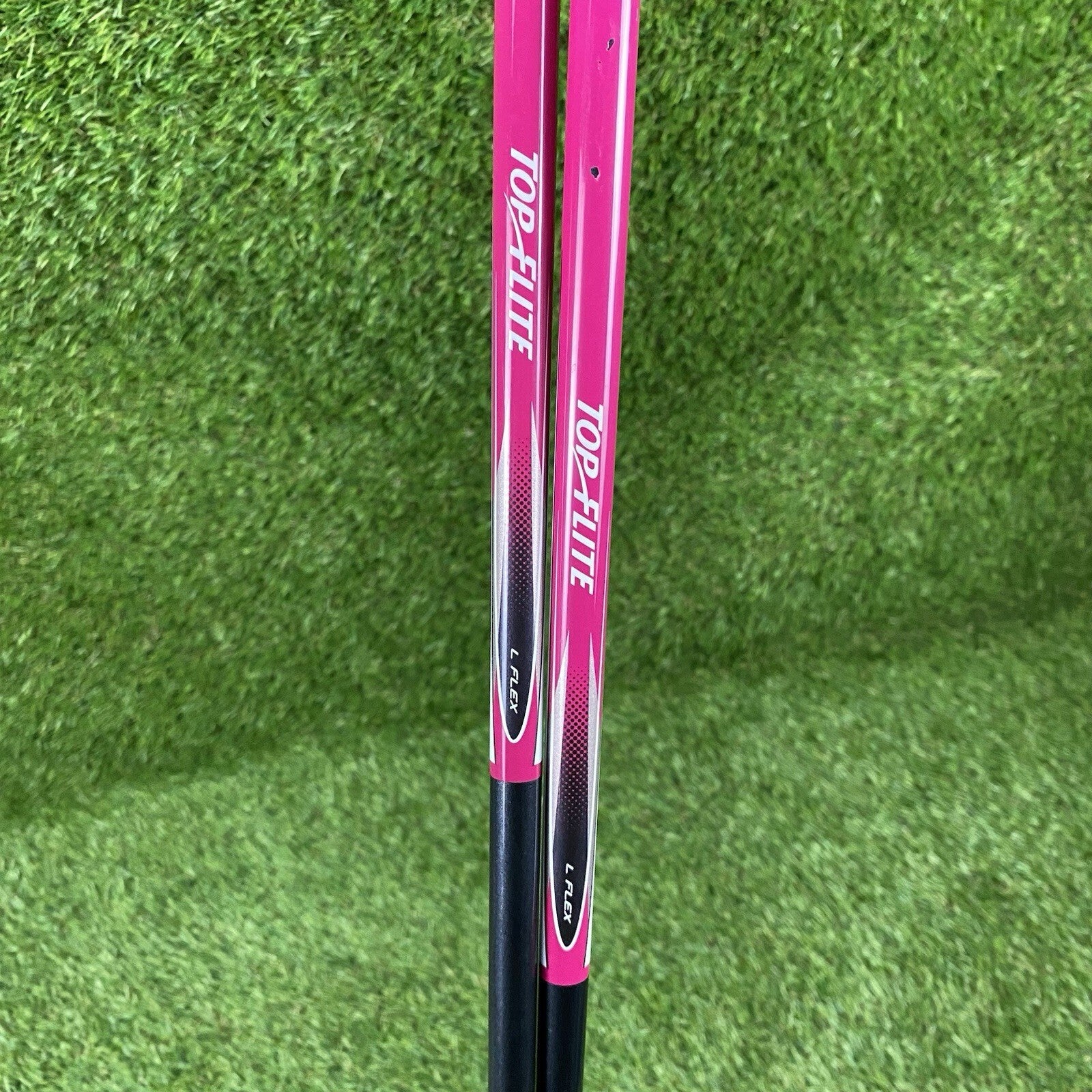 Top Flite Pink XL Titanium Composite Driver And 3 Wood ⛳️ Ladies Flex Shaft RH