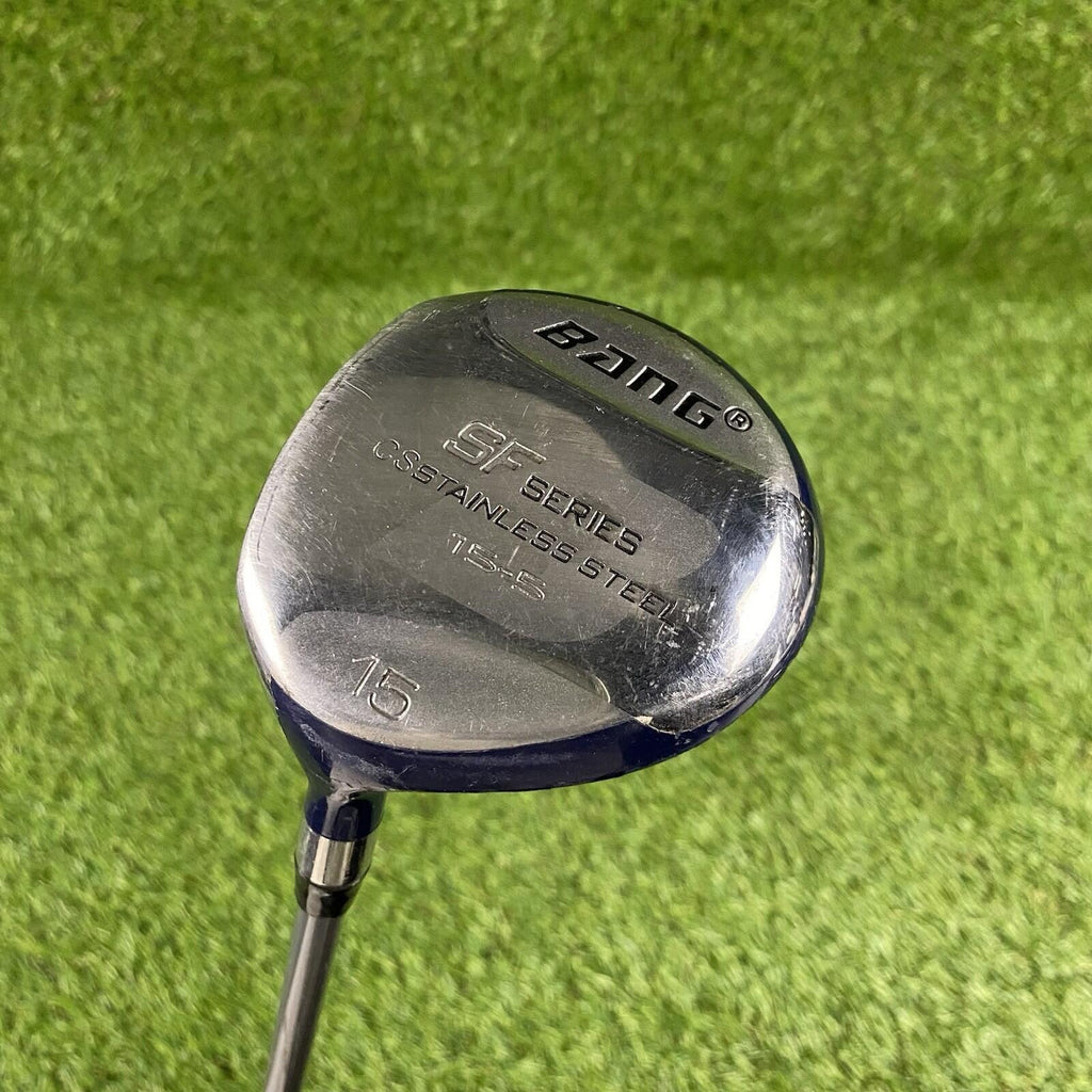 Bang SF Series CS Stainless Steel Fairway 3 Wood 15-5 ⛳️ Harrison Star Plus LH