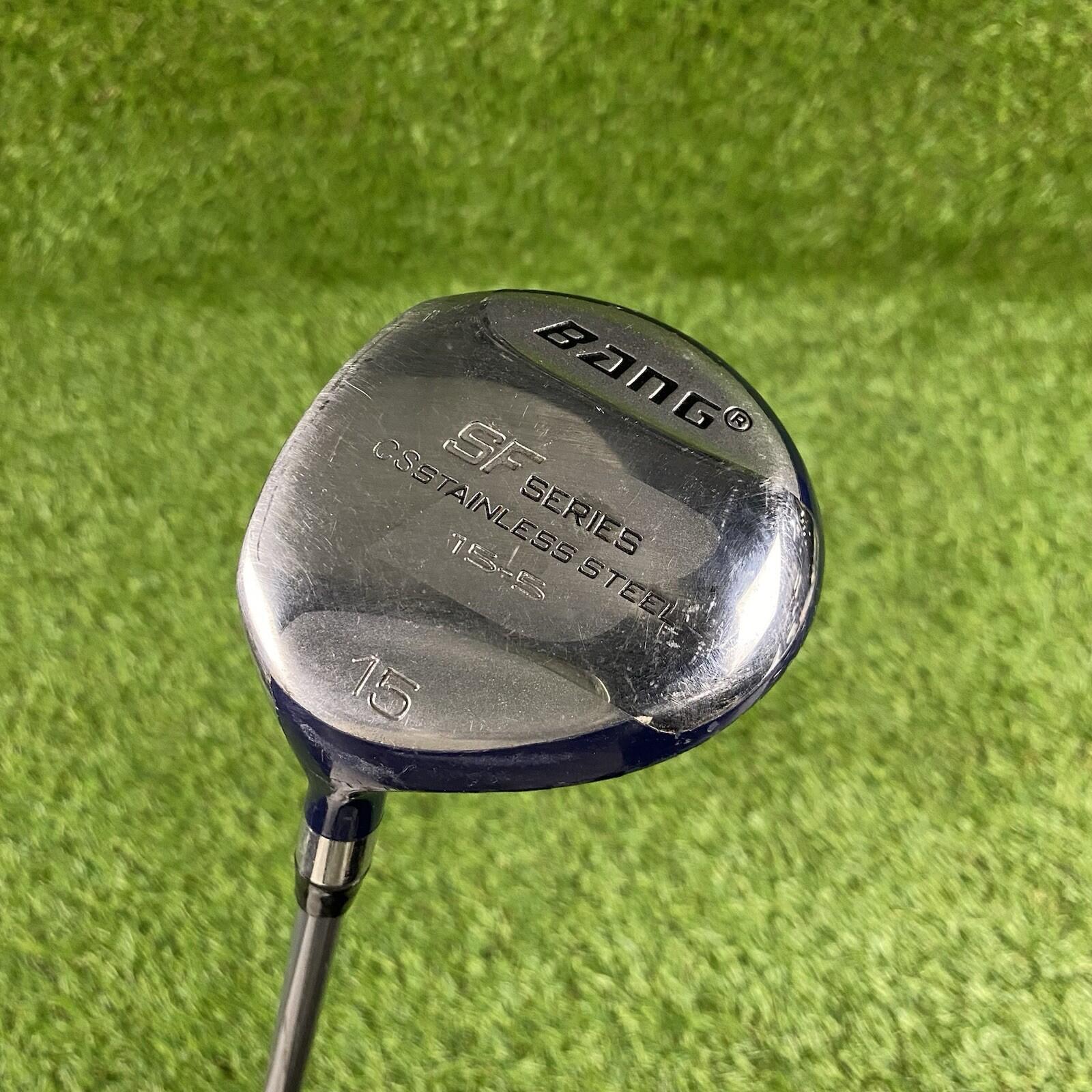 Bang SF Series CS Stainless Steel Fairway 3 Wood 15-5 ⛳️ Harrison Star Plus LH