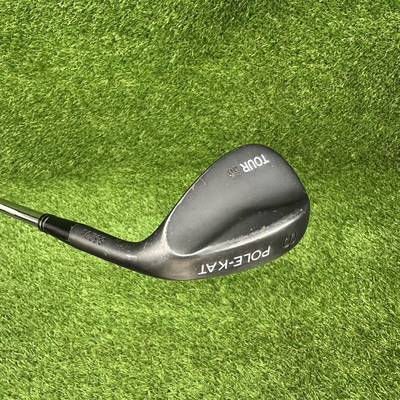 Pole-Kat Tour 56° Sand Wedge ⛳️ Steel Shaft Stiff Wedge Flex RH 35.5”