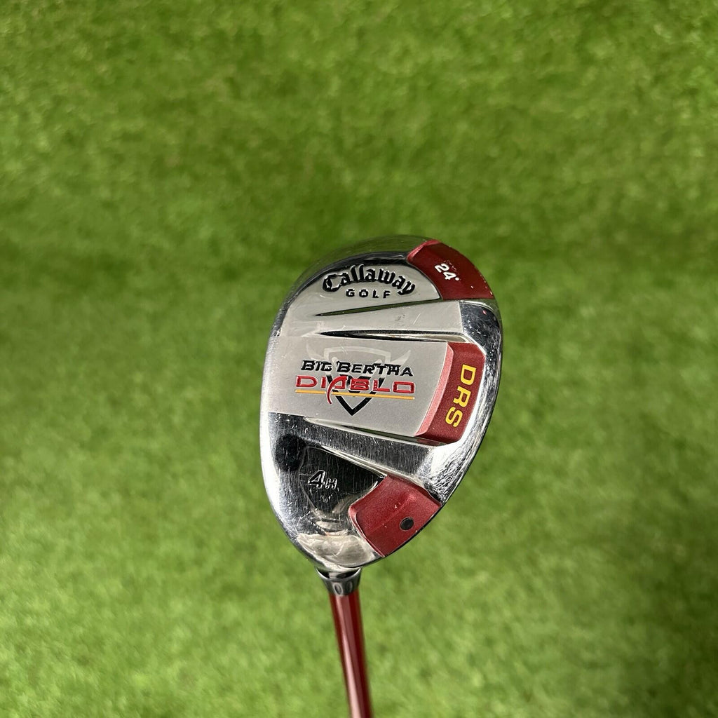 Callaway Big Bertha Diablo DRS 4 Hybrid 24° ⛳️ Regular Flex 60G Left Handed