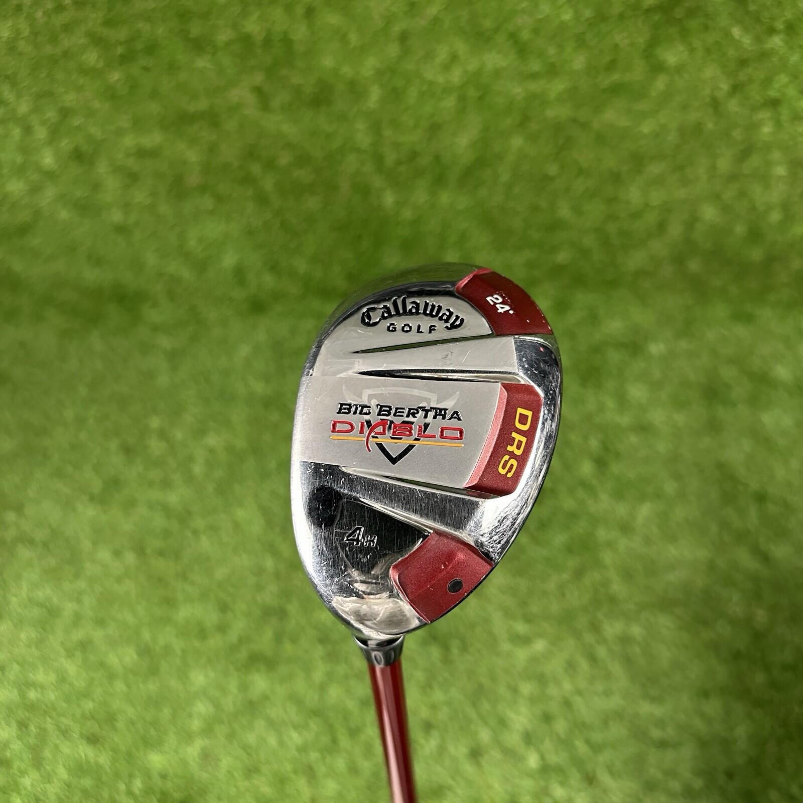 Callaway Big Bertha Diablo DRS 4 Hybrid 24° ⛳️ Regular Flex 60G Left Handed