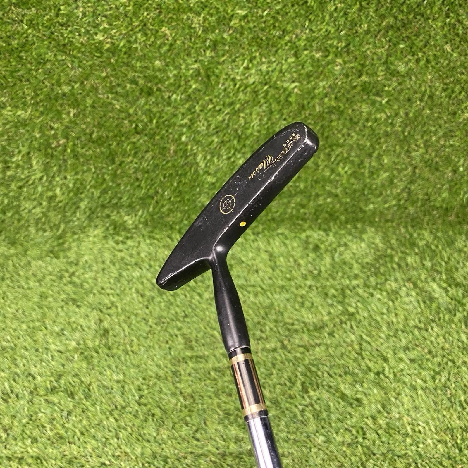 Slotline 9809 Classic Putter Black ⛳️ Heel-Shafted True Temper Shaft 36" RH