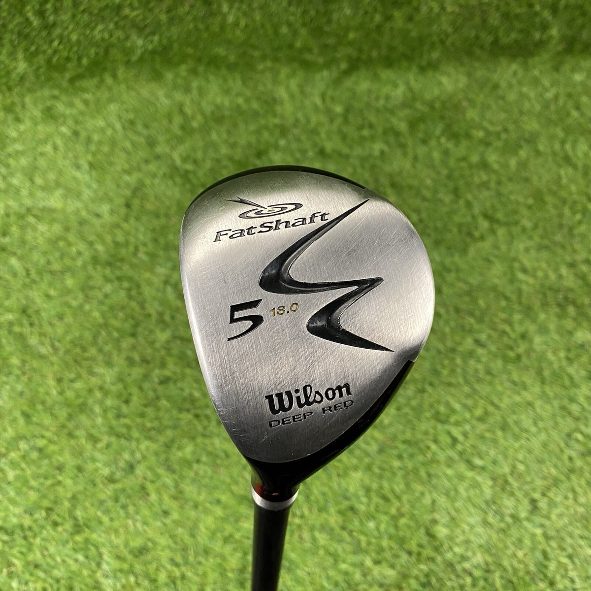 Left Handed Wilson Deep Red Fat Shaft Fairway 5 Wood 18° ⛳️ Grafalloy Stiff LH