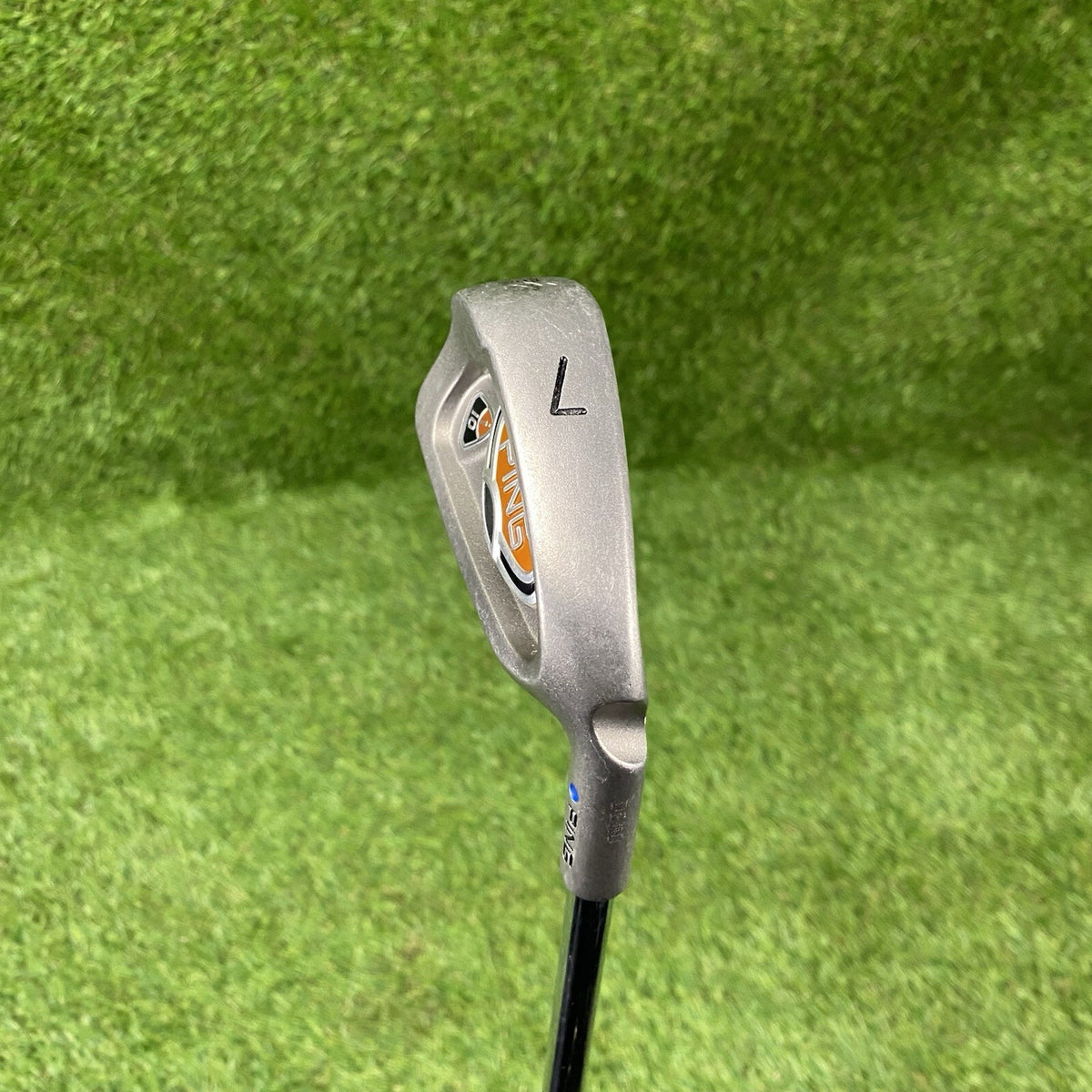 Ping i10 Blue Dot 7 Iron Demo 1° Upright ⛳️ Ping AWT Stiff Flex Steel Shaft RH