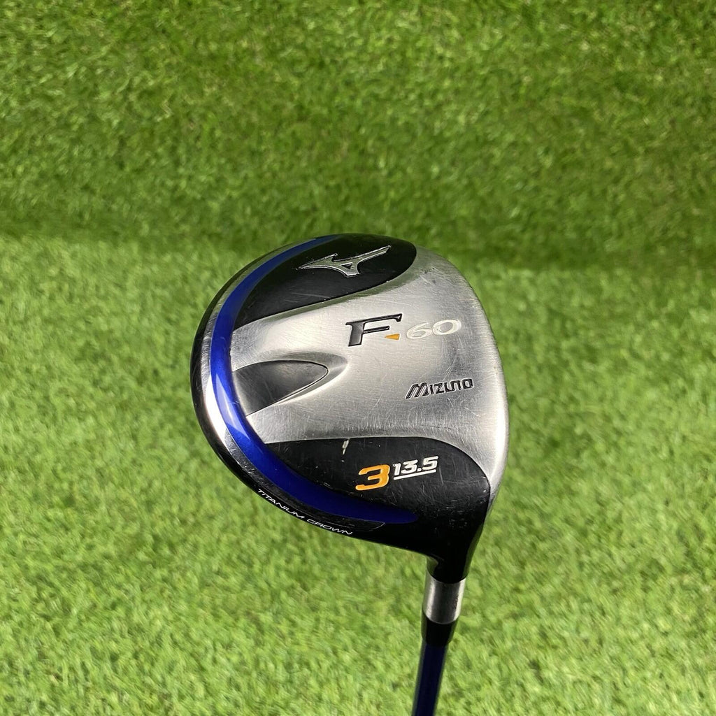 Mizuno F-60 Fairway 3+ Wood 13.5° ⛳️ EXSAR FS3 75g Stiff Flex Graphite Shaft RH