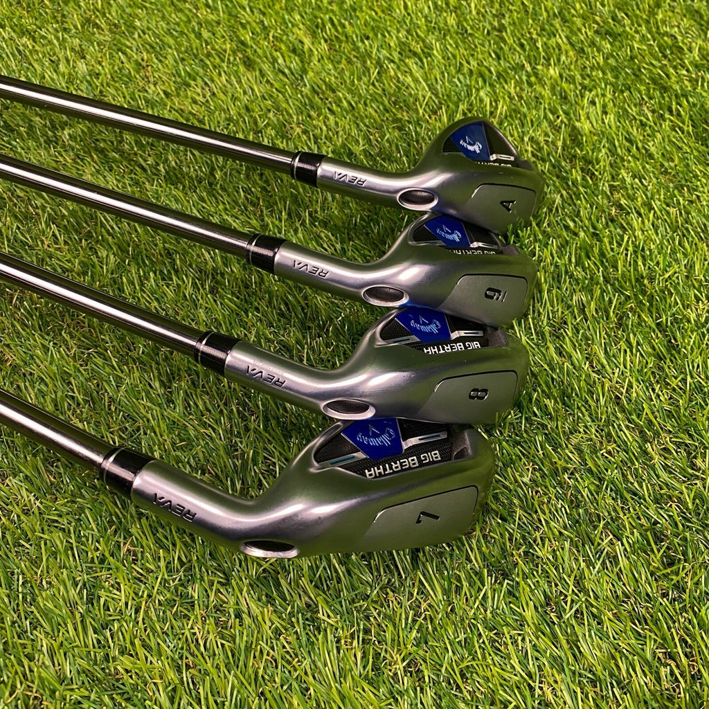 Callaway Big Bertha B21 Iron Set 7-Gw ⛳️ RCH 65 Regular Flex Graphite Shafts RH