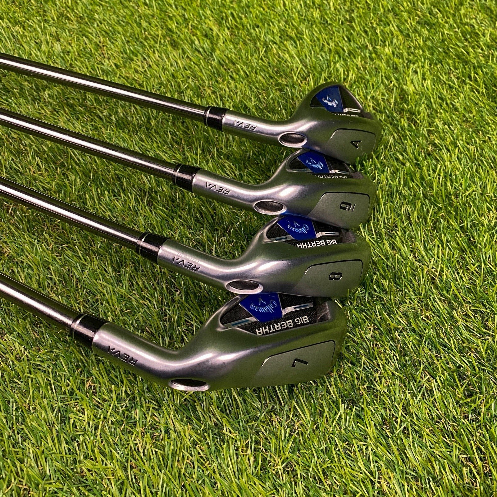 Callaway Big Bertha B21 Iron Set 7-Gw ⛳️ RCH 65 Regular Flex Graphite Shafts RH