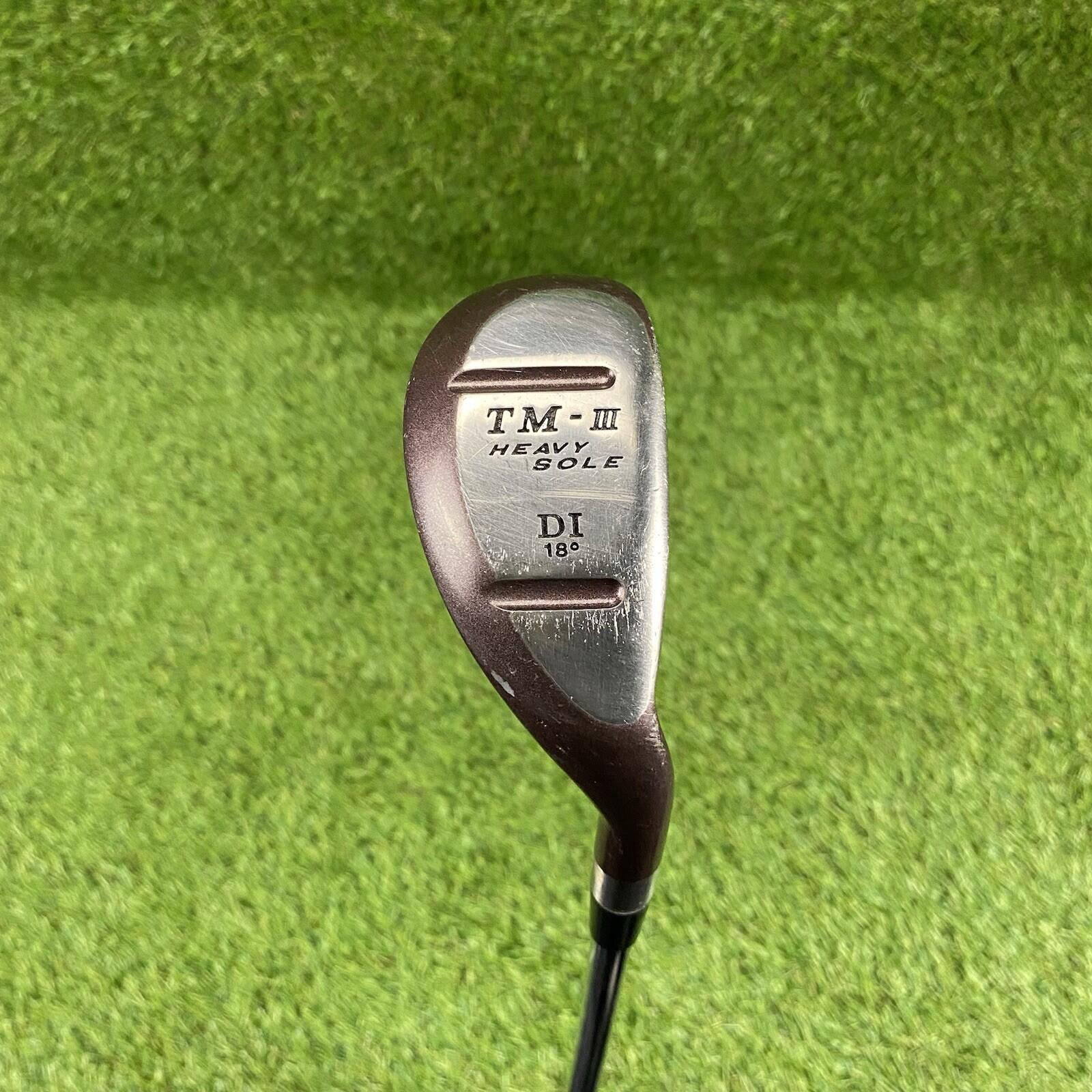 TM-III HEAVY SOLE 18° DI Driving Hybrid Iron ⛳️ Steel Shaft RH