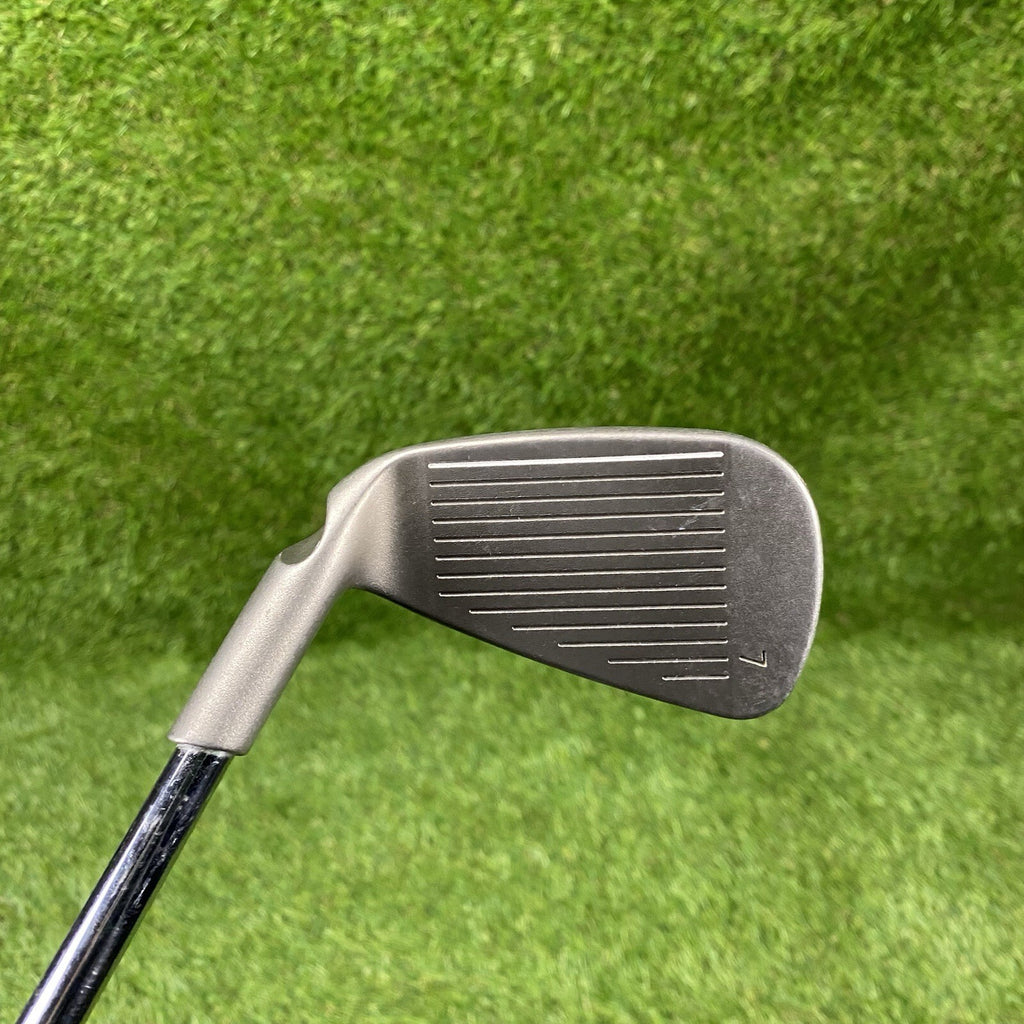 Ping i10 Blue Dot 7 Iron Demo 1° Upright ⛳️ Ping AWT Stiff Flex Steel Shaft RH