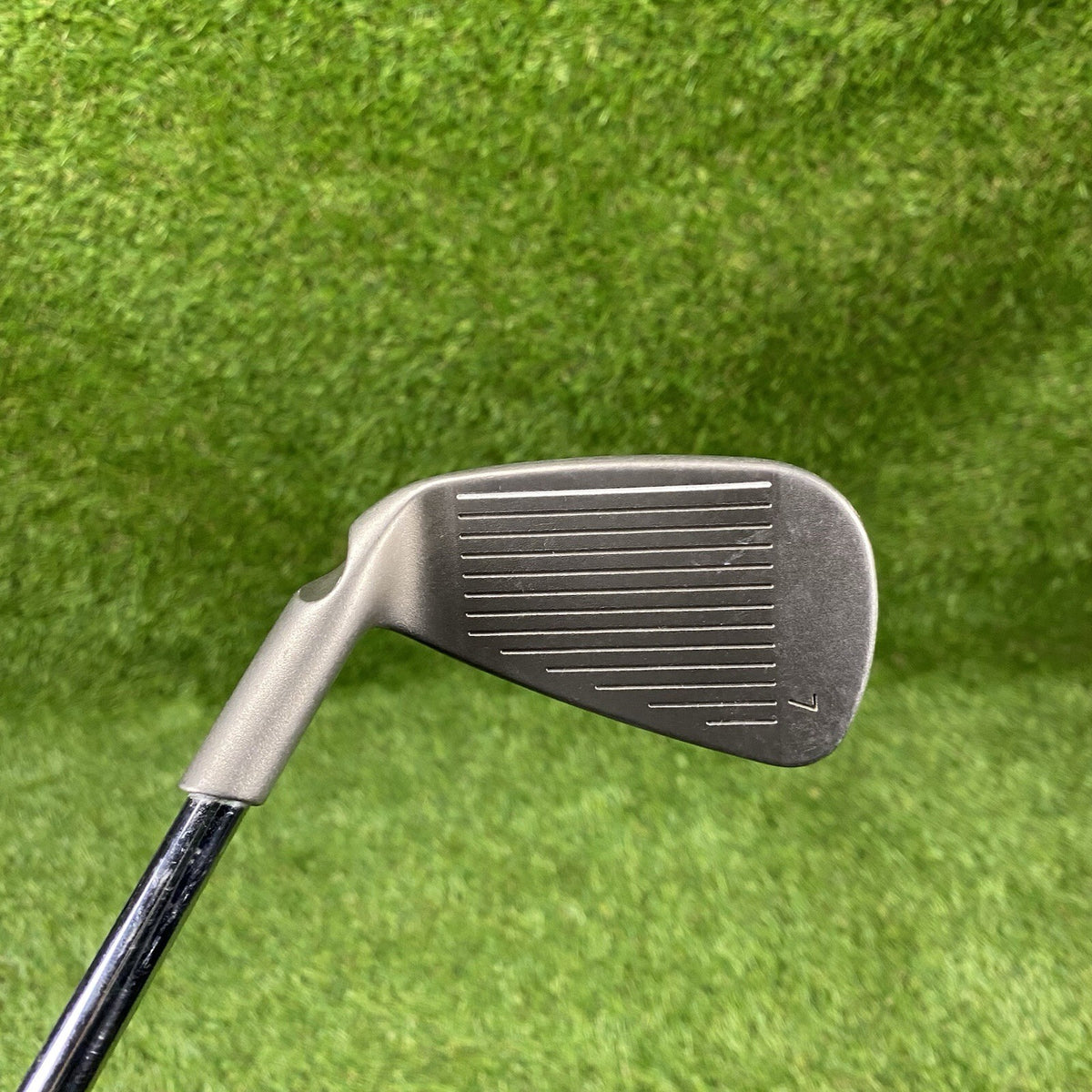Ping i10 Blue Dot 7 Iron Demo 1° Upright ⛳️ Ping AWT Stiff Flex Steel Shaft RH