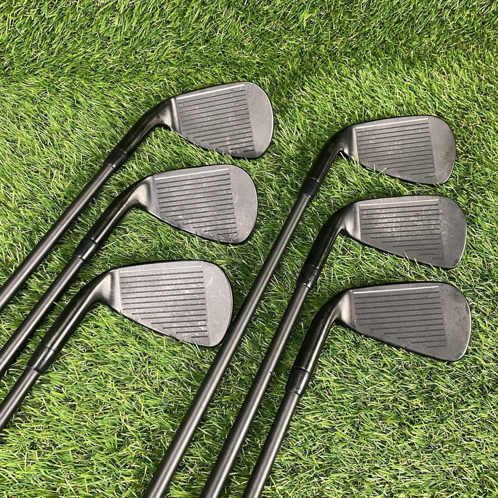 PXG 0311 P GEN6 Black Label Elite Forged Iron Set 6-Gw ⛳️ SteelFiber Black i95 S