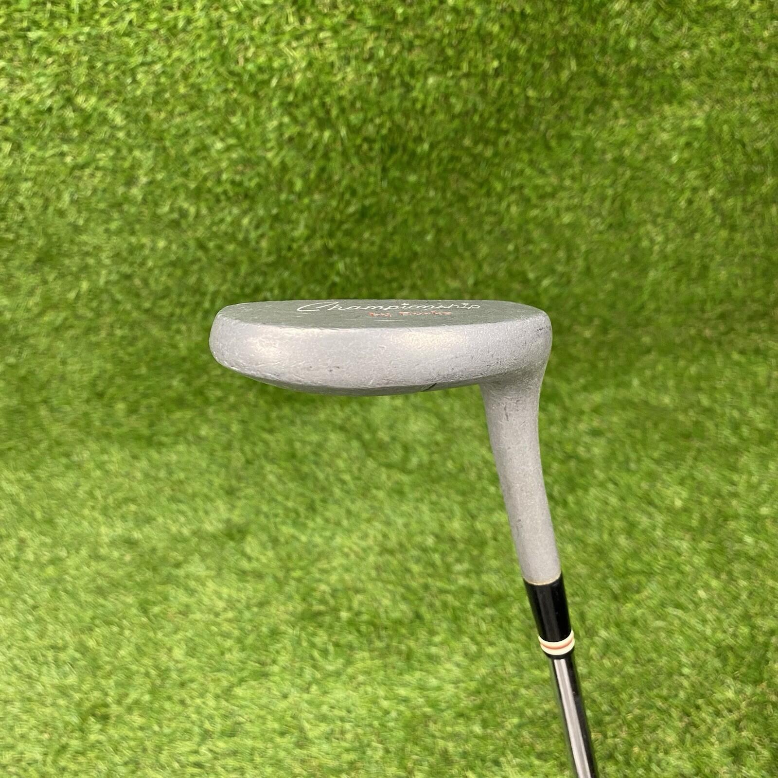 Burke Championship Mallet Putter ⛳️ RH Steel ~35.5" Good Vintage Club