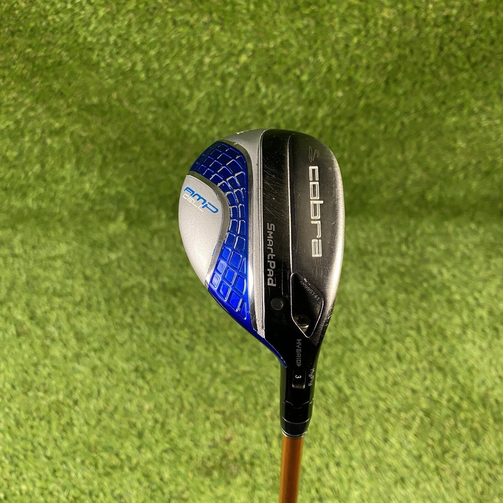 Cobra AMP Cell SmartPad 3-4 Hybrid Blue/Silver ⛳️ Aldila NVS 85-Stiff Shaft RH