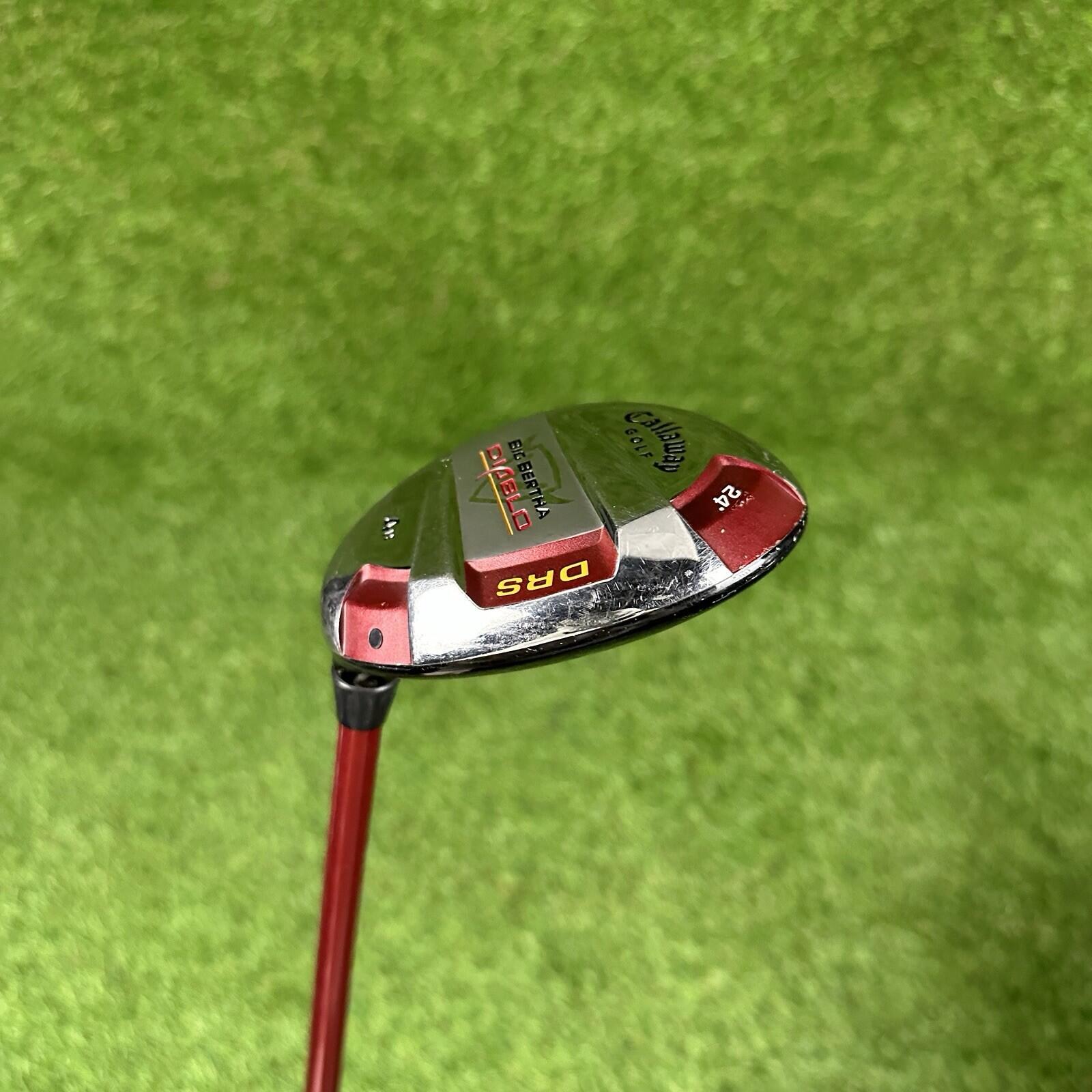 Callaway Big Bertha Diablo DRS 4 Hybrid 24° ⛳️ Regular Flex 60G Left Handed