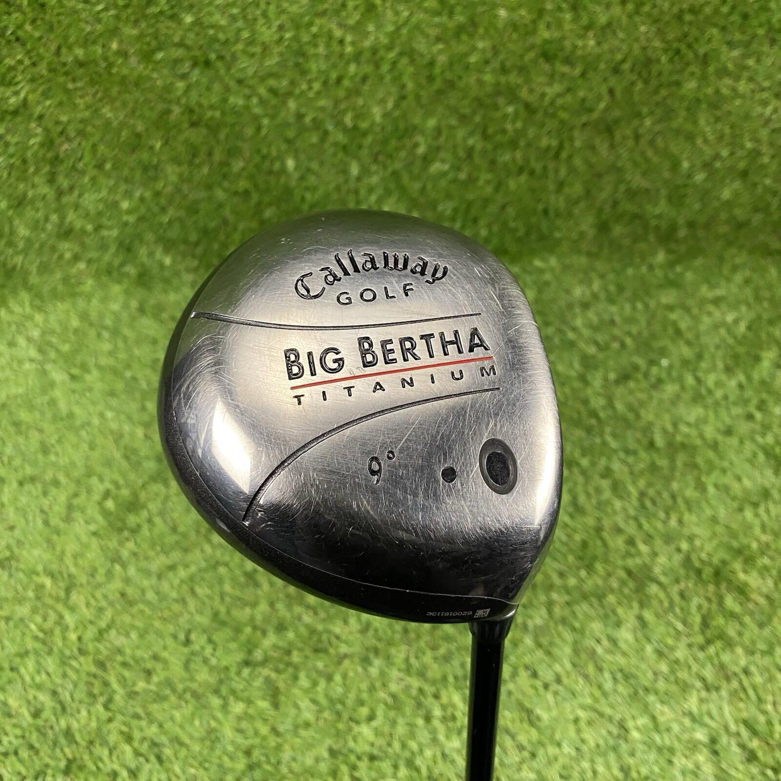 Callaway Big Bertha Titanium 9° Driver ⛳️ RCH 65W Firm Stiff Graphite Shaft RH