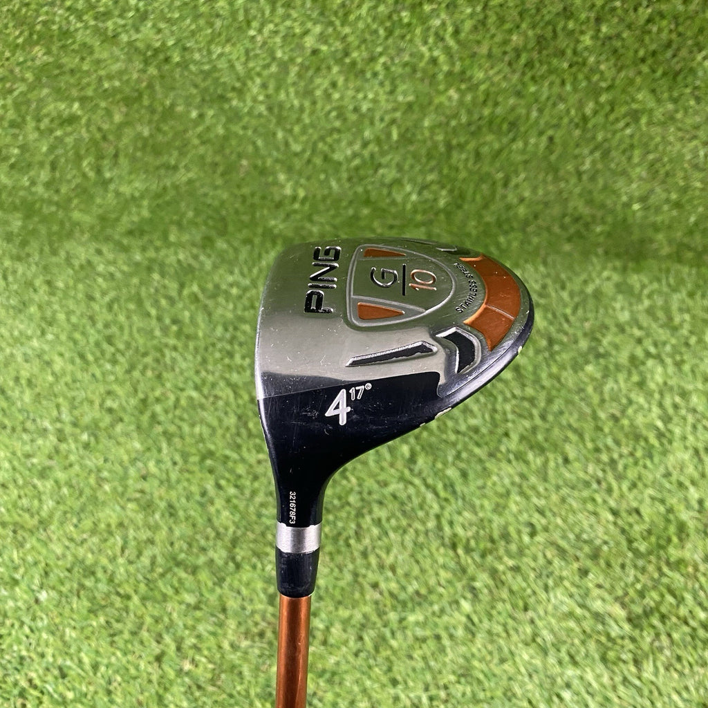 Left Handed PING G10 Fairway 4 Wood 17° ⛳️ Ping TFC 129 F Regular Flex Shaft LH