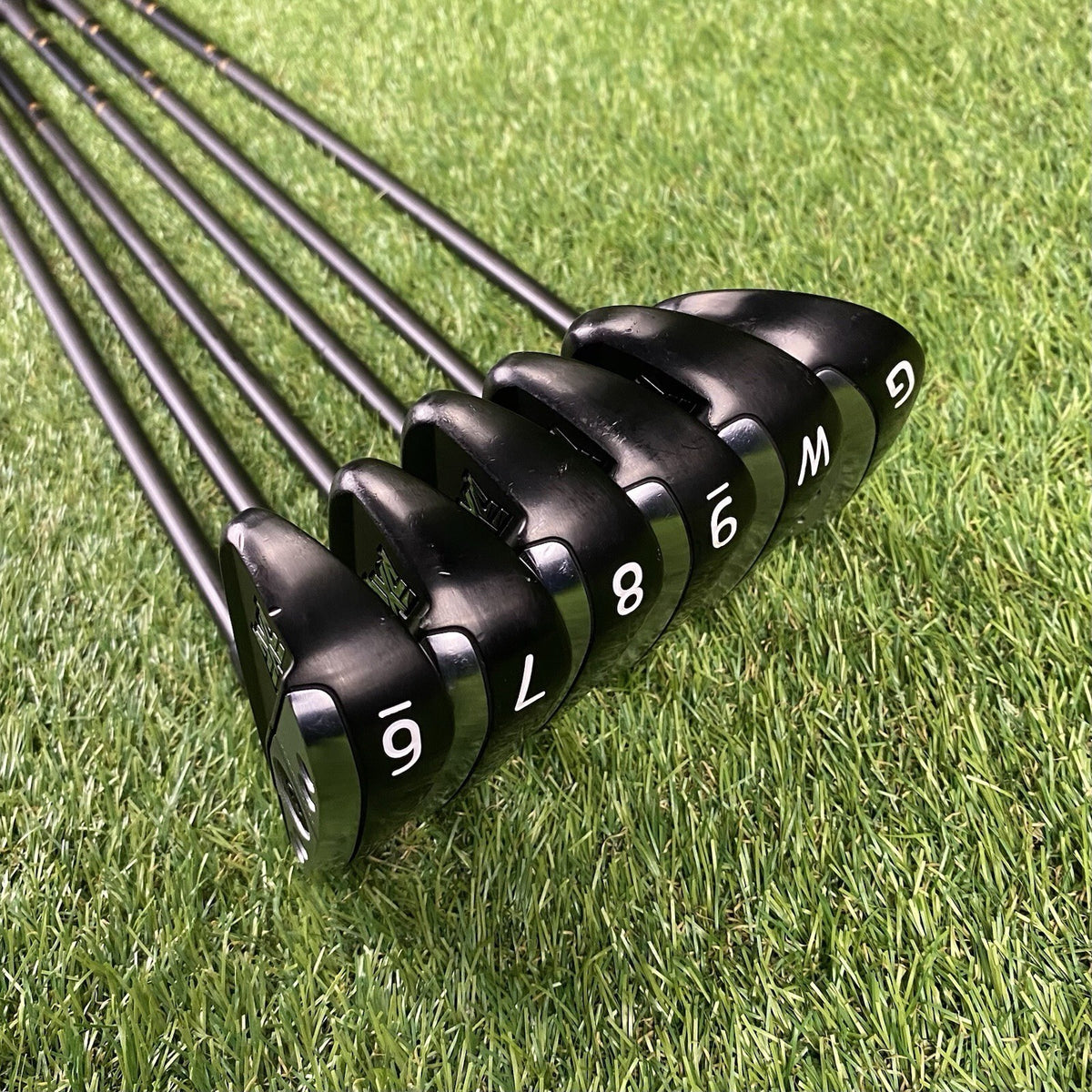 PXG 0311 P GEN6 Black Label Elite Forged Iron Set 6-Gw ⛳️ SteelFiber Black i95 S